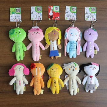 E哥❤現貨日系可愛yukio醜萌娃娃掛件毛絨公仔搞怪抽象玩偶玩具鑰匙扣掛飾預售