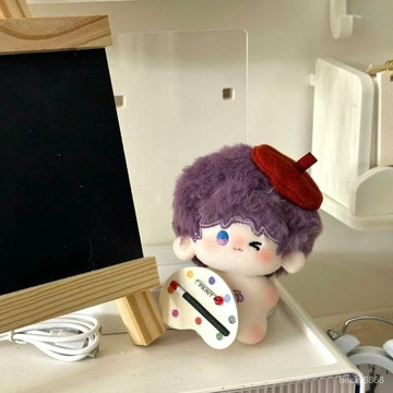 臺灣出貨 深空週邊祁煜屬性10cm棉花娃娃星體衕人可愛少女心創意玩偶材料包 偶像 二次元 可愛娃娃 diy娃娃