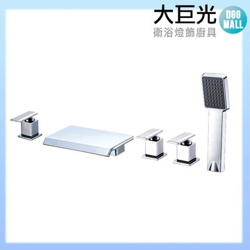 【大巨光】浴用檯面雙槍水龍頭_5件式(TAP-112075)