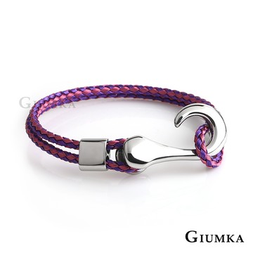 GIUMKA 勾環鋼絲編織手鍊 海洋風 多款任選 MH08022