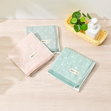 無撚紗布毛巾(點點款)-多色任選