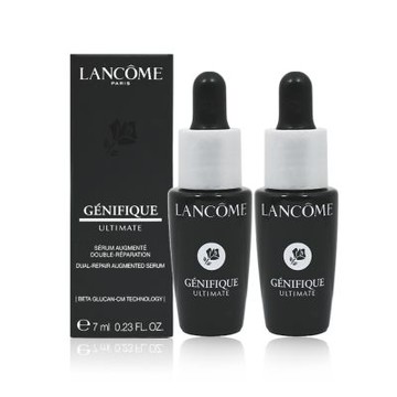 LANCOME 蘭蔻 超極限肌因賦活露 新版小黑瓶 (7ml)*2入組