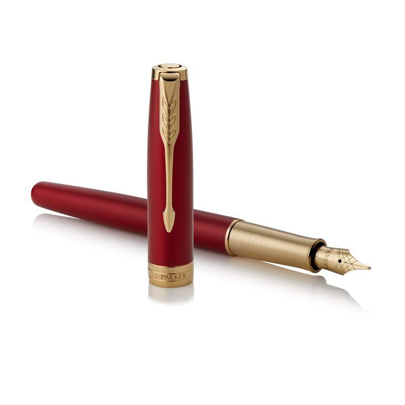 PARKER パーカー 万年筆 ソネット レッドGT 細字 18金ペン先 ギフトボックス入り 正規輸入品 1950773