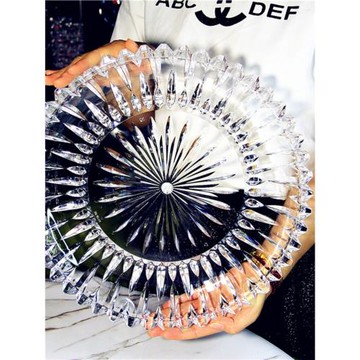 2025新款亞克力水果盤輕奢高檔家用客廳果盤高顏值高端透明高級感