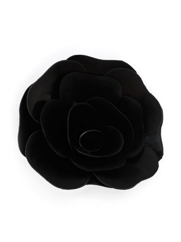 Philosophy Di Lorenzo Serafini - floral layered brooch - women - Silicone - One Size - Black