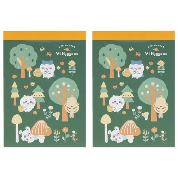 sun-star 吉伊卡哇 歡樂時光長方形便條紙  綠色森活  100張  2本