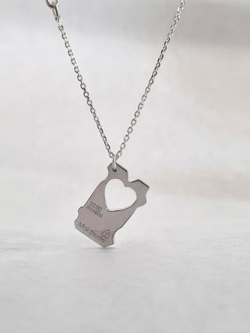Silver Clip Necklace