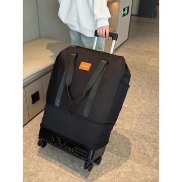 新款萬向輪旅行包帶拉桿行李袋收納包出差旅游包大容量輕便待產包