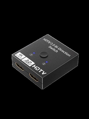 免運 hdmi一分二切換器hdmi分配器分線器4K高清線電視機2進1機頂盒子連顯示器電視 2022新年快樂 交換禮物全館免運