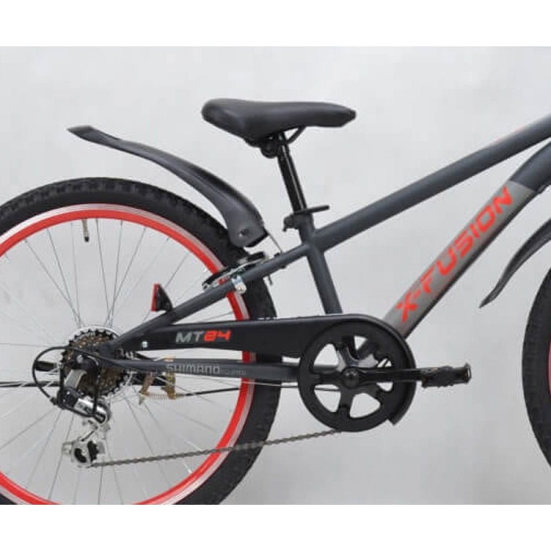 24インチ 身長130～145cm 子供用自転車 KENT X-フュージョン グレー