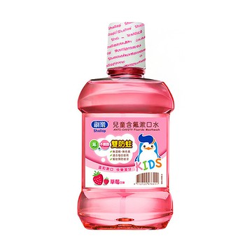 Shallop 刷樂 兒童含氟漱口水 草莓  500ml  1瓶