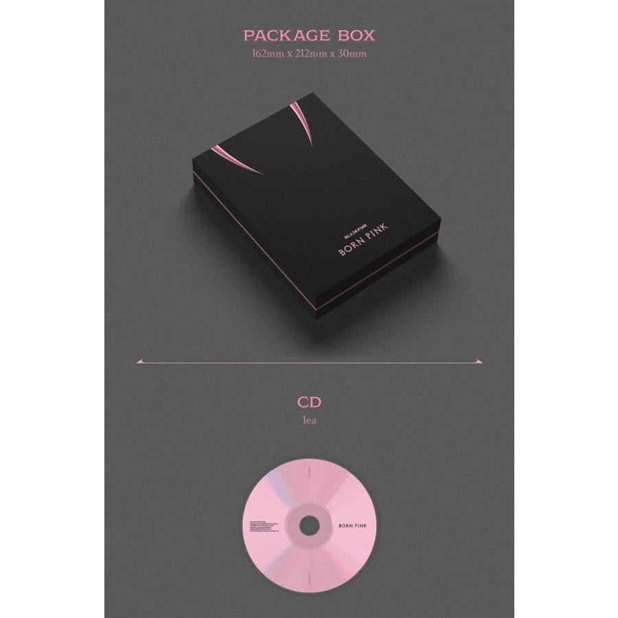 ポスター付き BLACK PINK 公式グッズ 2ND FULL ALBUM BORN PINK (BOX SET VER) ブラックピンク アルバム |K-POP