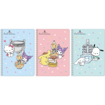 三麗鷗X故宮25K PP線圈筆記本 SYNR90-1