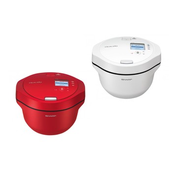 SHARP  夏普   HEALSIO 2.4L智慧攪拌零水鍋    KN-V24AT紅