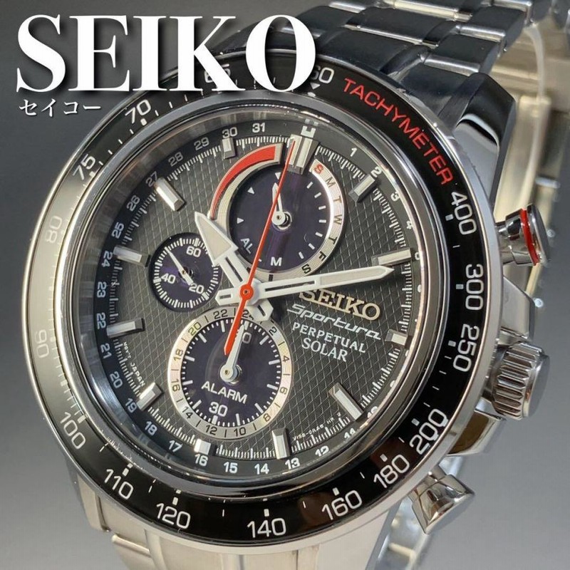 セイコー SEIKO 海外モデル メンズウォッチ ソーラー クロノグラフ ブランド 男性用 日本未発売 パーペチュアル スポーチュラ SSC745 |  LINEブランドカタログ