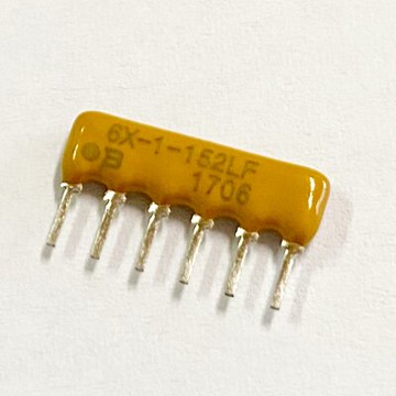 4606X-101-152LF 電阻 1.5k Ohm ±2% SIP-6 BOURNS 電阻 Thick Film-10入/包(含稅) 【佑齊企業 iCmore】