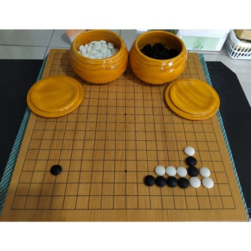 新榧木圍棋套組 圍棋 棋盤