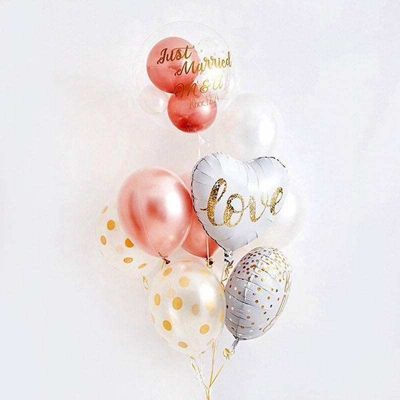 結婚式 電報 バルーン電報 祝電 おしゃれ Sweet Love Wedding Balloon バルーンギフト 花以外 通販 Lineポイント最大0 5 Get Lineショッピング