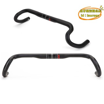 【優選】2022碳纖維大角度彎把外擺角25度公路自行車車把手內走線