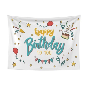 Peitho 生日快樂橫幅布條  70 x 100 cm  生日快樂 多色