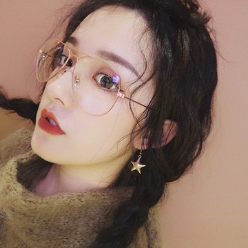 2色 年度最新款平光鏡甜美魅力 時尚平光眼鏡 71771