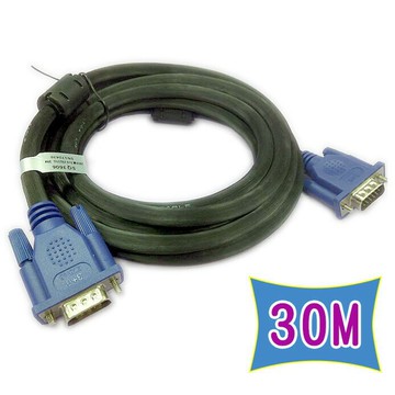 fujiei 2919線 3+6 VGA螢幕線 15公15公 30M (高清正標3+6 VGA線 雙磁環 投影機線)
