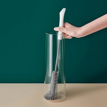 細密刷毛L型直角彎曲杯刷/瓶刷(長款) 單一規格