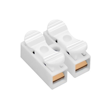 台灣霓虹 2芯電源線快接端子10入 電線連接器 對接盒