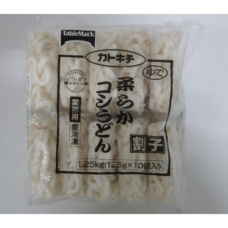 冷凍テーブルマーク 柔らかコシうどん(割子)(125g×10玉)×4袋