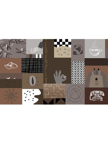 廚房防油貼紙灶臺耐高溫瓷磚墻面翻新墻貼自粘防水貼卡通創意貼畫