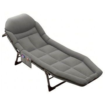 HTGC 輕便折疊床  深灰色  200 x 65 x 32 cm