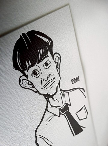 你好醜 (單色/單人)。客製化/電繪/Q版人像/畫像/似顏繪