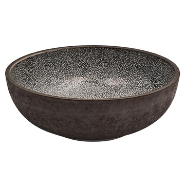 和器20缽-日本製 寬: 20cm / 高: 7.4cm 容量: 1150mL  1個  黑色