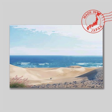 日本風景明信片・鳥取砂丘・日本製造・送禮、書寫、裝飾