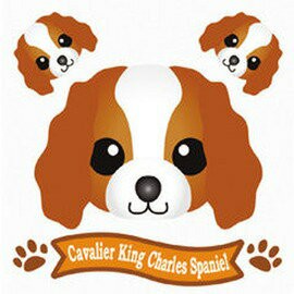 FIELD&POINT 超可愛狗狗車貼(查理士王子)