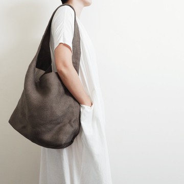 一塊流浪麻 單肩背包袱