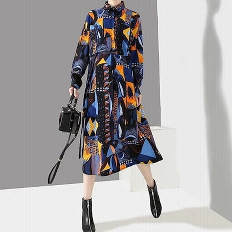 個性的 ワンピース モード系ファッション 長袖 膝丈 イベント オフ会 コスプレ ステージ衣装 10 通販 Lineポイント最大1 0 Get Lineショッピング