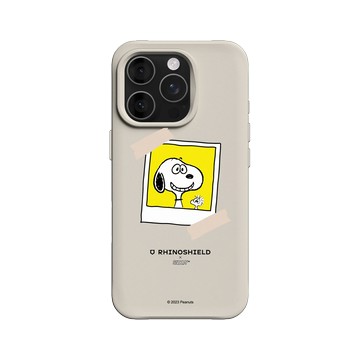 iPhone 16 Pro SolidX 貝殼灰 - 史努比 Snoopy - 拍立得-來！笑一個