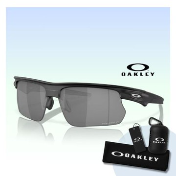 【Oakley】Bisphaera 運動偏光太陽眼鏡(OO9400-01 Prizm black 偏光鏡片)