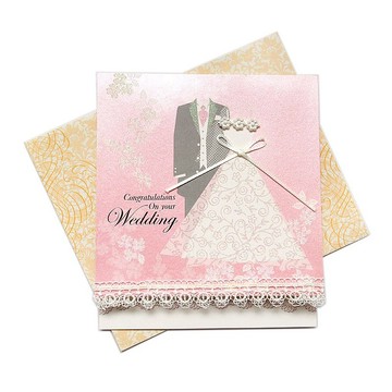 新郎新娘幸福婚禮【Hallmark-JP立體卡片 結婚賀喜】