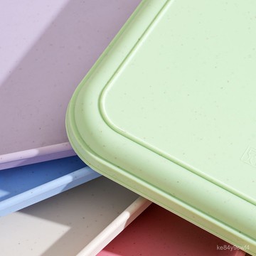 臺灣有貨⚡託盤長方形小麥商業託盤餃子杯子茶杯盤子水果盤北歐ins塑料稭稈 WNS3