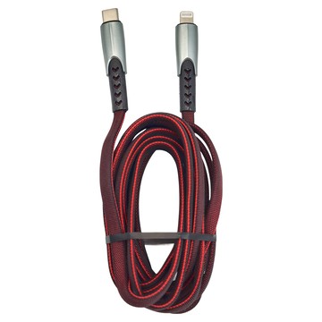 HONG JIN 宏晉 超抗拉扯充電線PD-蘋果  1.8m  紅色  1條