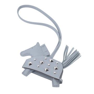 Hermes 愛馬仕 RODEO PM ROCK搖滾系列 手工羊皮吊飾(木偶灰)_廠商直送