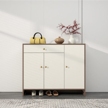 免運附發票 公司貨 新款鋁復合鞋櫃高強度環保板材家用入戶陽臺門口防水防曬走廊鞋櫃 出貨快CH9200