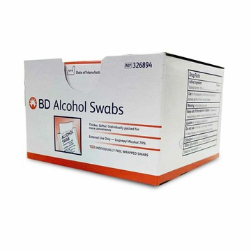 BD酒精棉片 100片/盒 *小柚子EC*
