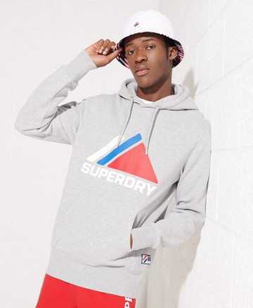 Superdry Men's Men's Mountain Sport Hoodie Grey / Grey Marl - Size: S