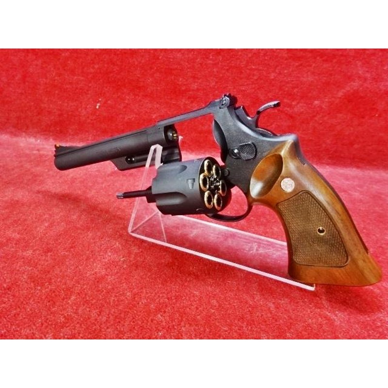 マルシン Xカート ガスリボルバー S&W M29 6.5in ブラックHW ハーフチェッカーリアルウッドグリップ | LINEブランドカタログ