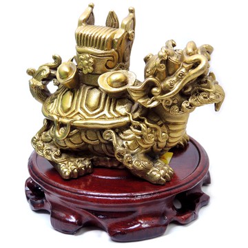 【吉祥開運坊】龍龜系列【強化了利文利考的三元及第龍龜 招財元寶 】開光加持 擇日安置