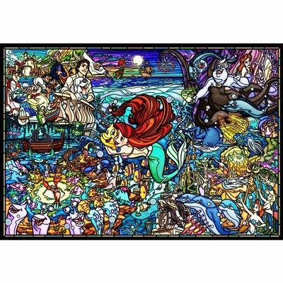 ジグソーパズル リトル マーメイド ストーリー ステンドグラス ピュアホワイト 51x73 5cm 1000ピース テンヨー 通販 Lineポイント最大get Lineショッピング