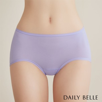 輕柔冰感中腰平口褲 - 紫【V9033】